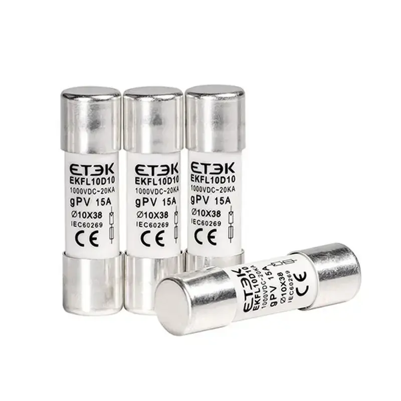 Solar DC Fuse 1000V-1500V | gPV Ceramic Fuse Links 1-50A for PV Protection