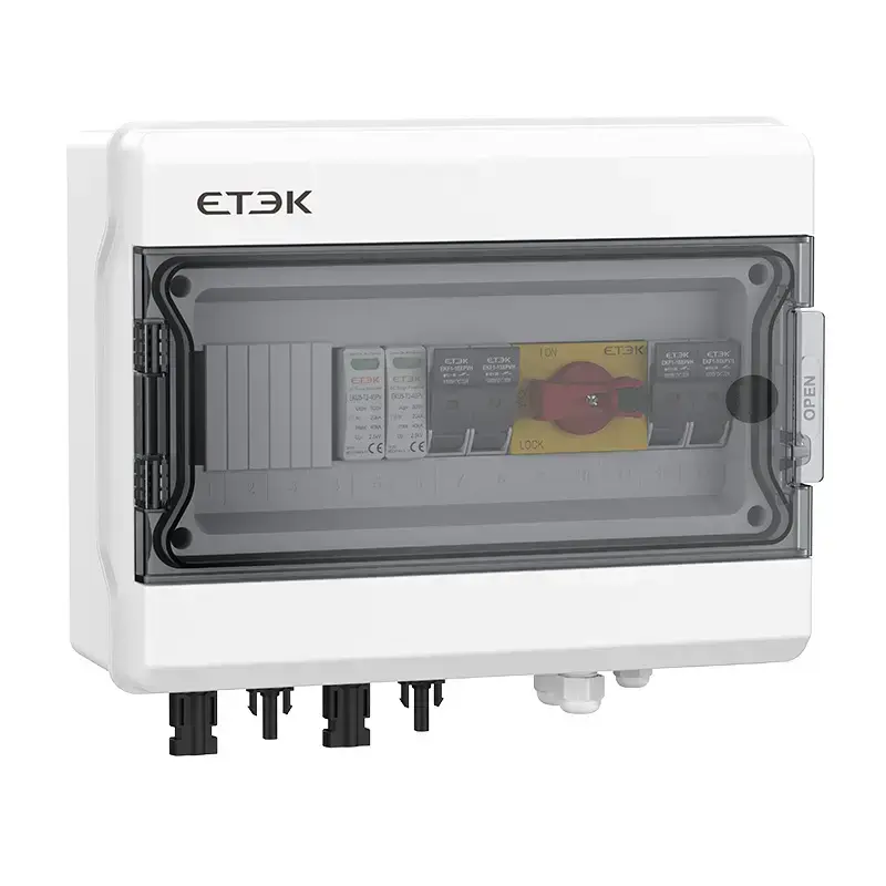 600V Combiner Box DC | 2 In 1 Out With DC Fuse+SPD+Isolator
