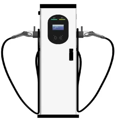 EKEC9 Dual Gun AC EV Charger | 14kW/22kW/44kW Ground-mounted