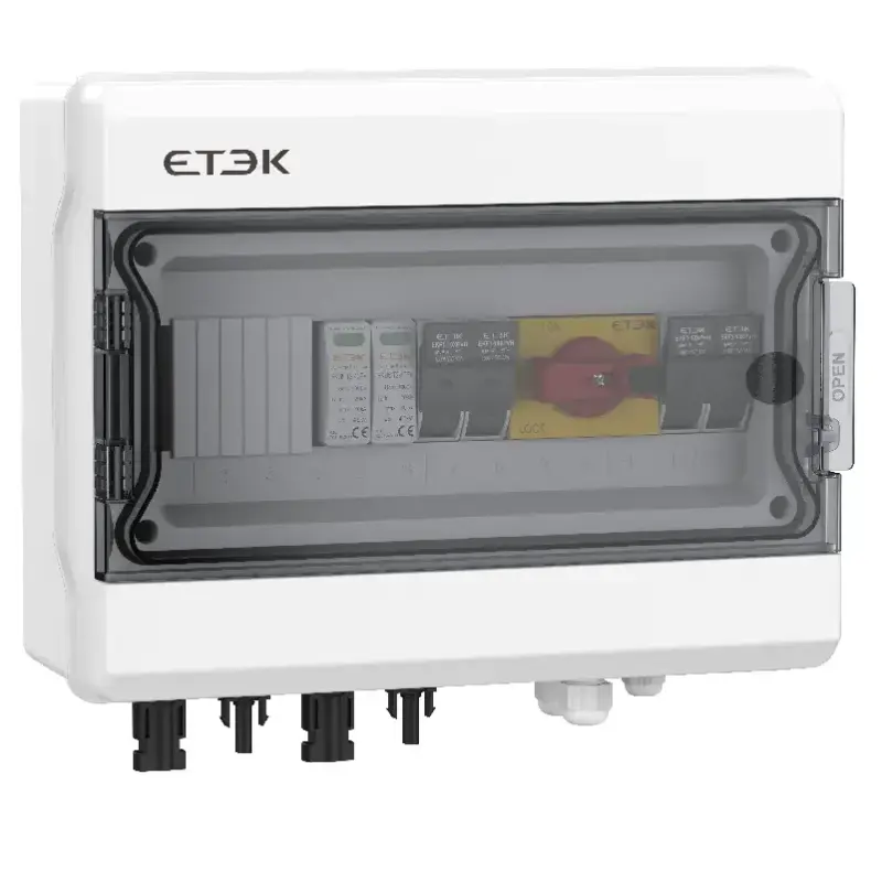 1000V Combiner Box DC | 2 In 1 Out With DC Fuse+SPD+Isolator