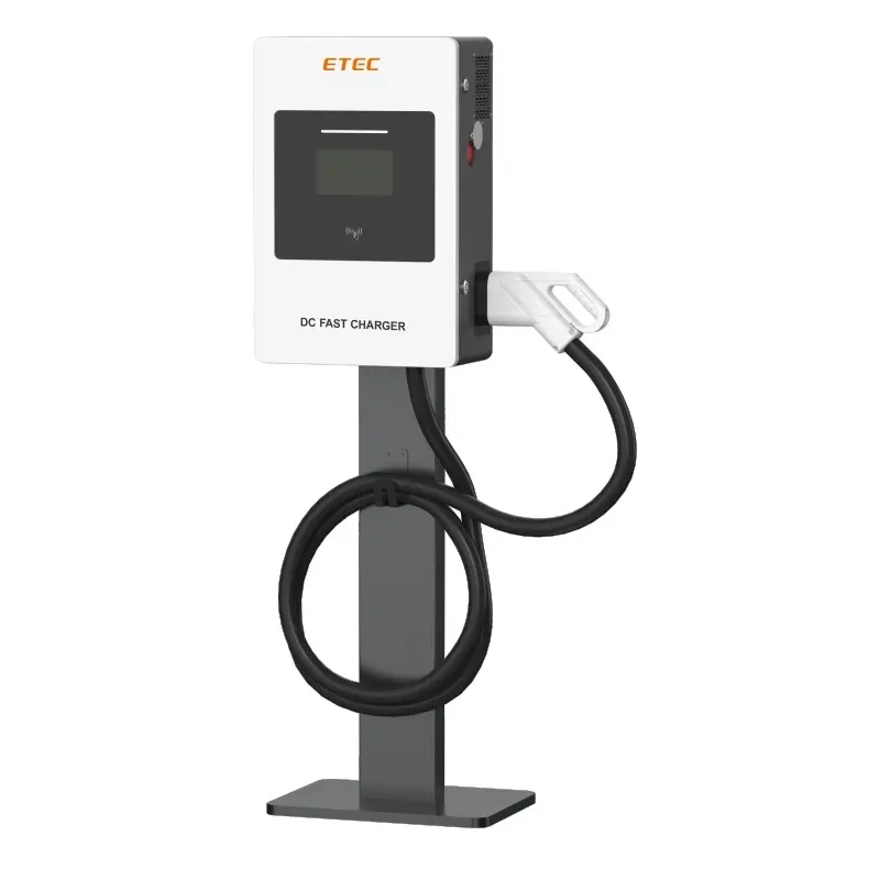 Compact DC fast EV charger for charging station applications