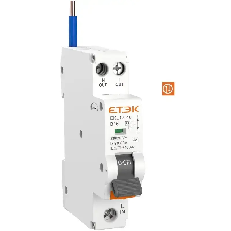 EKL17-40 Bi-Directional RCBO | 18th Edition & UKCA Certified