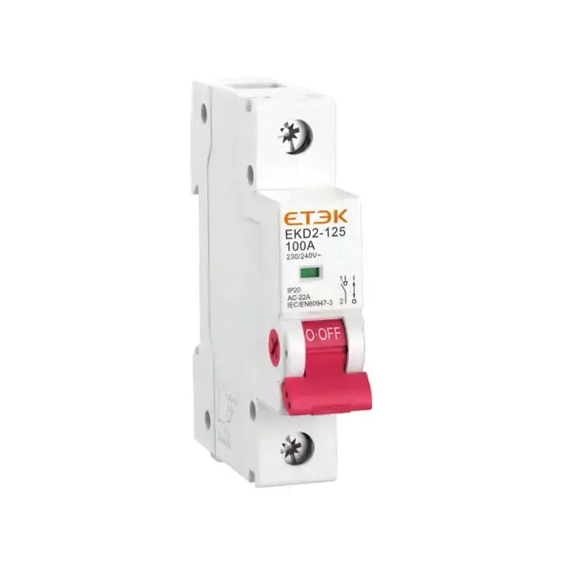 EKD2-125 Main Switch | 125A Isolator | DIN Rail Mount