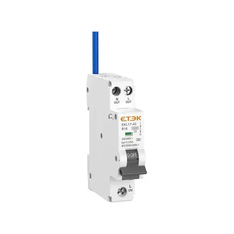 EKL17-40 Type B RCBO | 6kA Breaking Capacity | IEC Certified