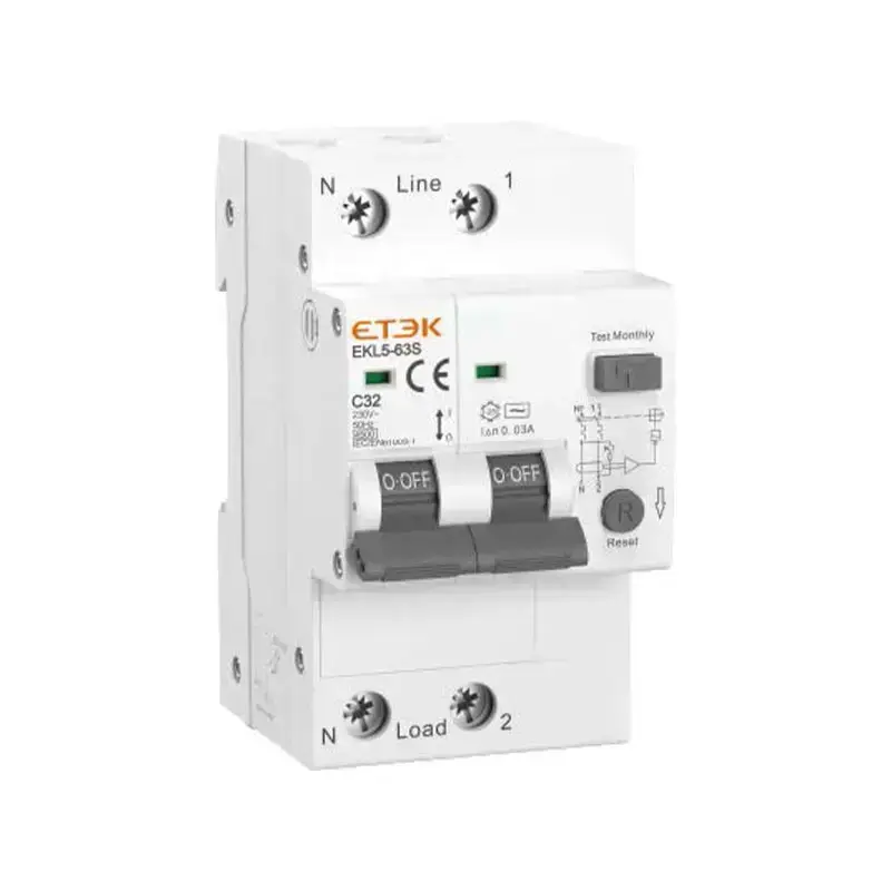 EKL5-63S RCBO | 4.5kA Breaking Capacity | IEC Certified