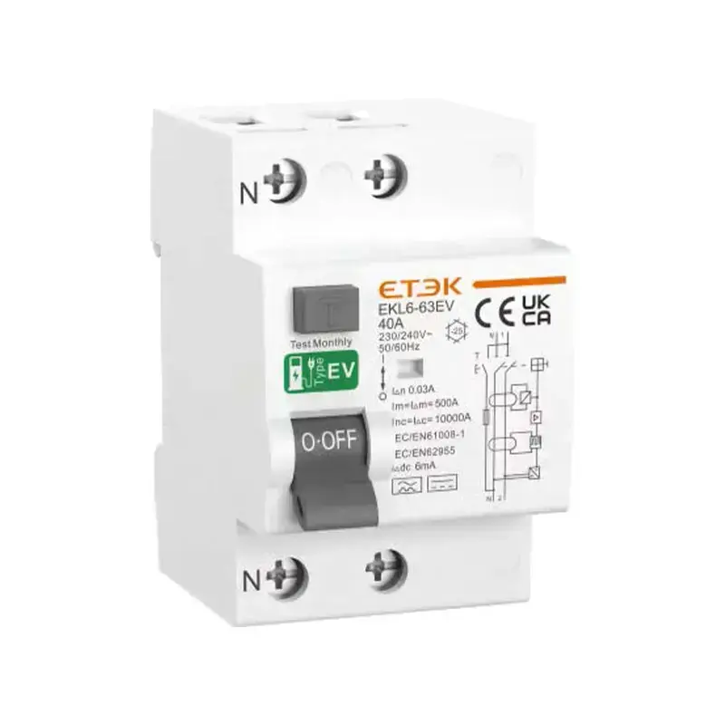 EKL6-63EV RCD | Type A+DC6mA EV Charging Protection