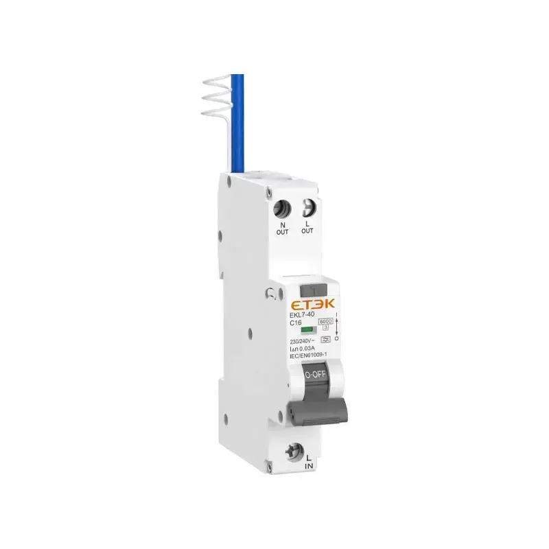 EKL7-40 RCBO | 6kA Breaking Capacity | Type A Circuit Protection