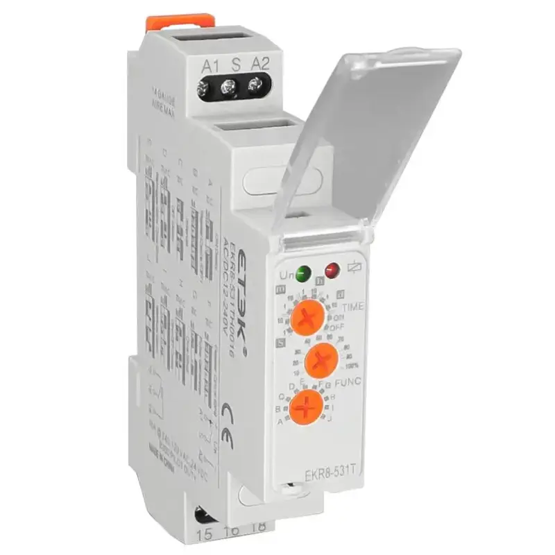 EKR8-5 Multi-function Time Relay | 0.1s-99h Timer