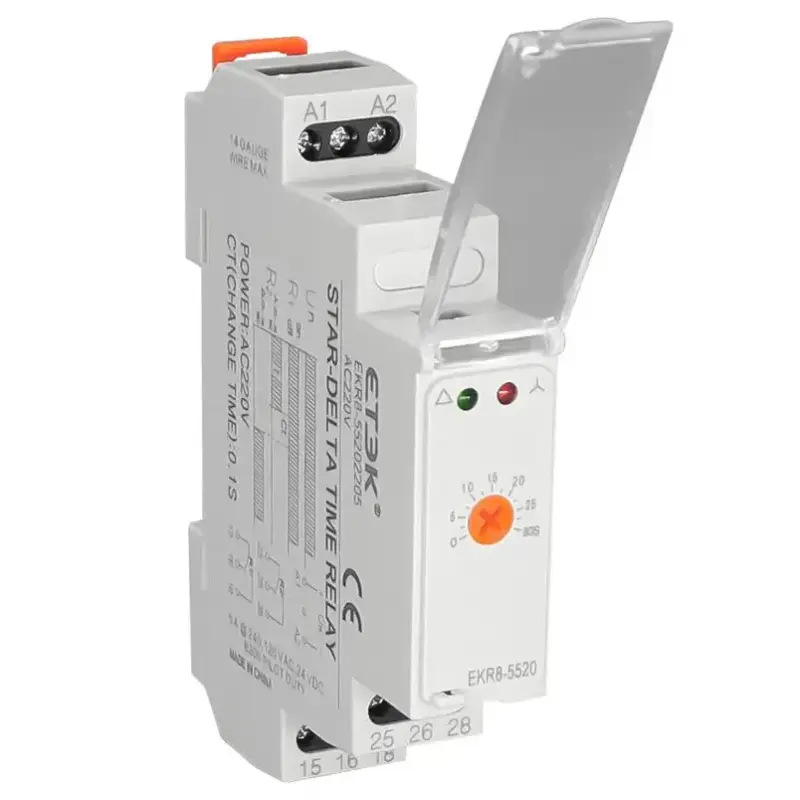 EKR8-5 Star-Delta Timer Relay | Motor Soft Start